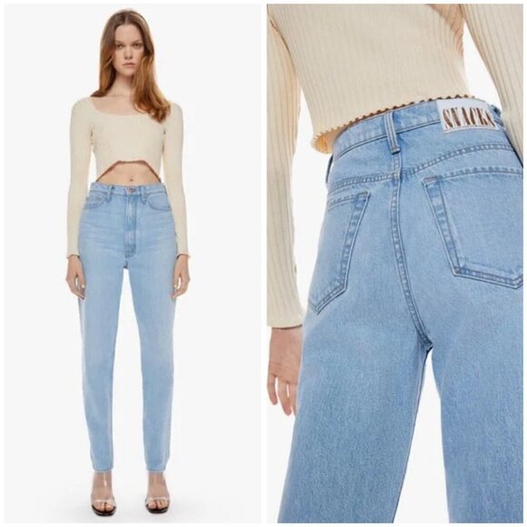 MOTHER Denim - 💕MOTHER SNACKS!💕 High Waisted Twizzy Skimp Jeans ~ Just A Nibble 27 NWT